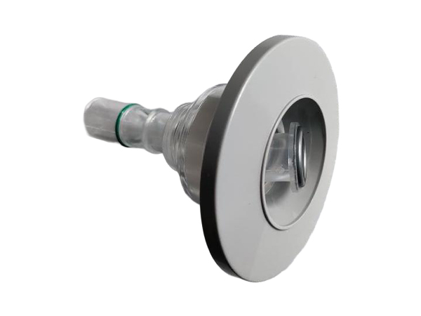 3-3/8 inch Rotational smooth surface jet (light gray 6C/brushed finish) / with light