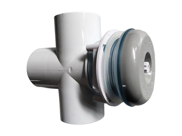 2 inch / Three-way Water Diverter Valve / RM type (smooth surface Cover + Main Part / Light Grey 6C / (without handle)